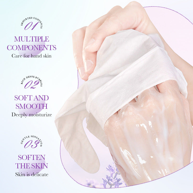 Deeply Moisturize Softening Exfoliating Lavender Hand Mask