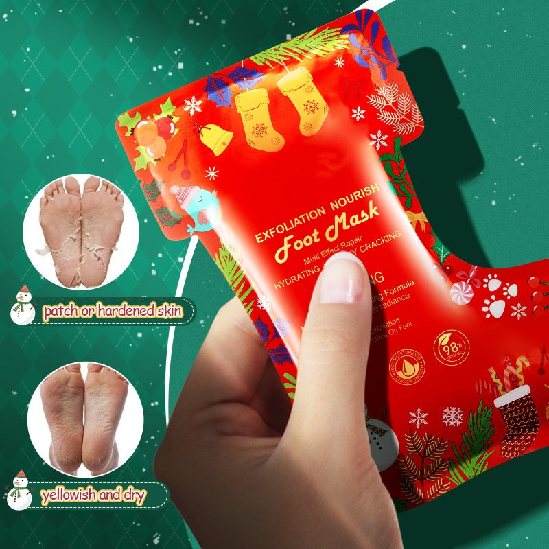 Christmas Gift Gentle Exfoliating Anti Cracking Hand Foot Mask For Dry Skin