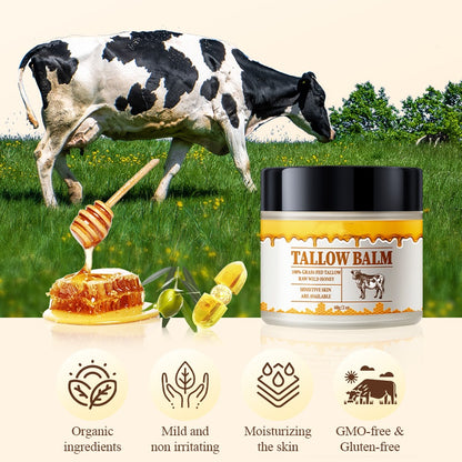 New Beauty Skin Care Products Beef Tallow Balm Nourishing Hydrating Facial Cream Balm