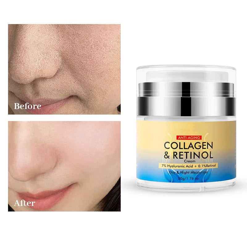 Home Use Face Cream Moisturizing Retinol Collagen Day And Night Face Cream Women Cream For Face