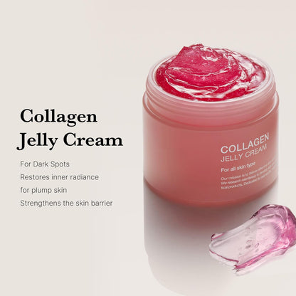 OEM Niacinamide Collagen Jelly Cream Improving Barrier Firmness Elasticity Soft Moist Essence Shrink Pores Jelly Cream