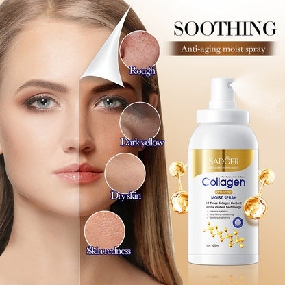 OEM Anti Aging Collagen Serum Spray for Face, Facial Mist for All Skin Types