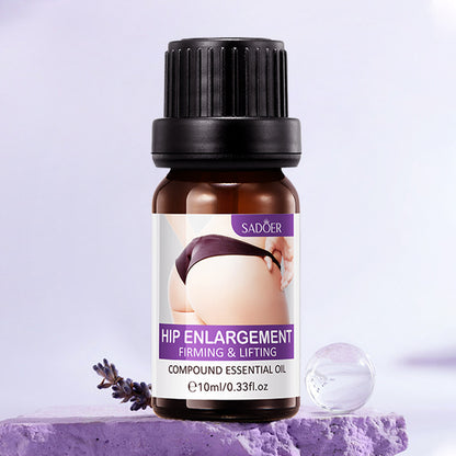 OEM Natural Herbal Hip Lift Up Massage Oil, Butt Firming Enhancement Essential Oil for Women