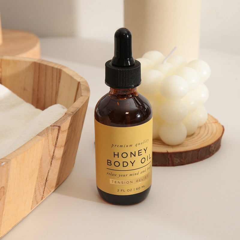 Skin Care Relaxing Moisturizing Honey Body Oil Refreshing Essential Massage Oil for Skin