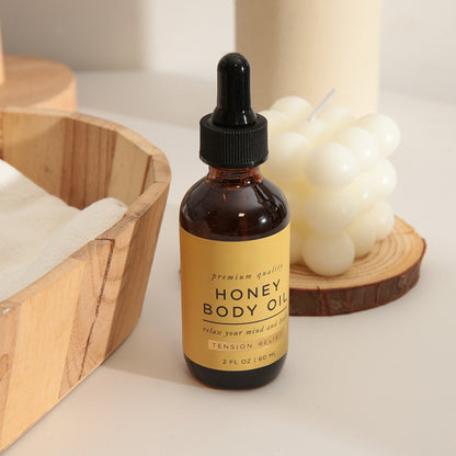 Skin Care Relaxing Moisturizing Honey Body Oil Refreshing Essential Massage Oil for Skin