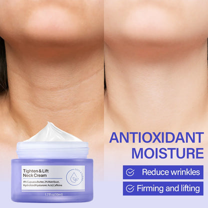 High Quality Tightening Anti Aging Neck Firming Cream With Hyaluronic Acid For Men Use