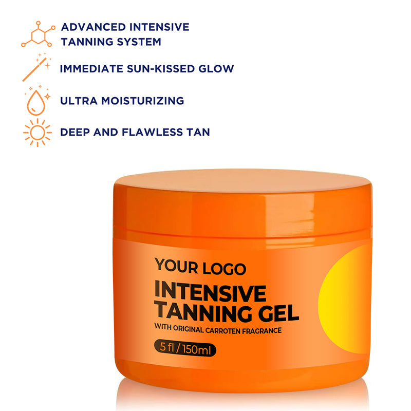 Wholesale Natural Dark Intensive Tanning Gel for Sunbed, Indoor Use Tan Gel