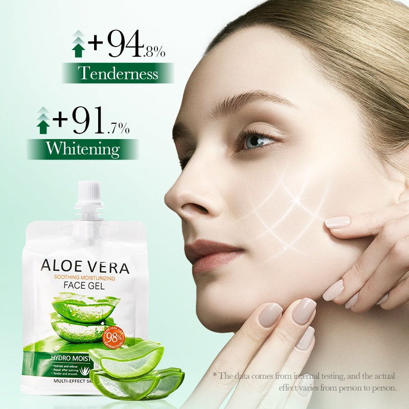 Manufacturer Natural Aloe Vera Face Gel Hydrating Soothing After Sun Moisturizing Gel