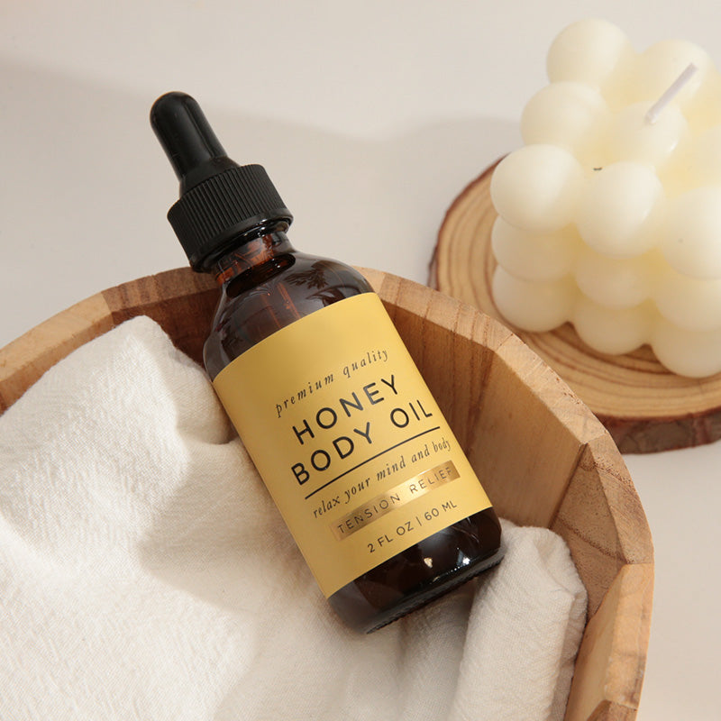 Skin Care Relaxing Moisturizing Honey Body Oil Refreshing Essential Massage Oil for Skin