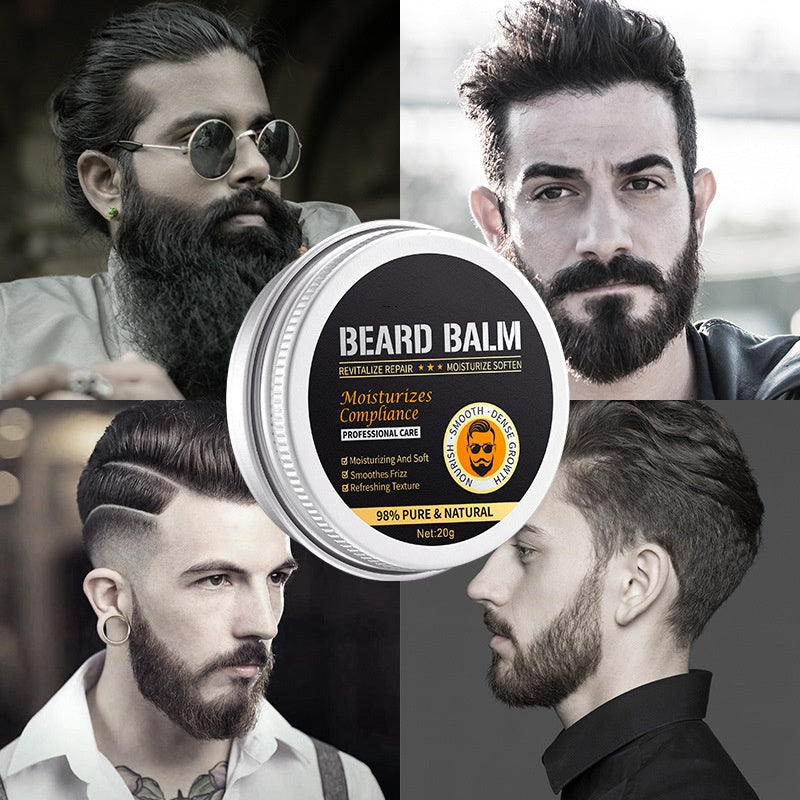 Natural Men Beard Care Softened Straightener Nourishing Beard Balm