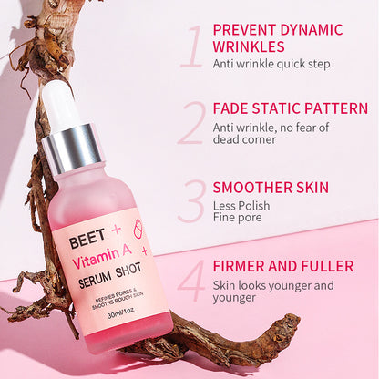 Private Label Skin Care Serum Moisturizing Beet Vitamin A Vitamin C Hyaluronic Acid Face Serum