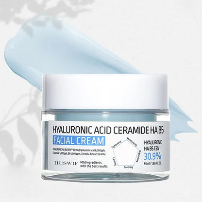 Popular Hyaluronic Acid Ceramide HA B5 Facial Cream Hydrating Face Lotion Moisturizing Cream