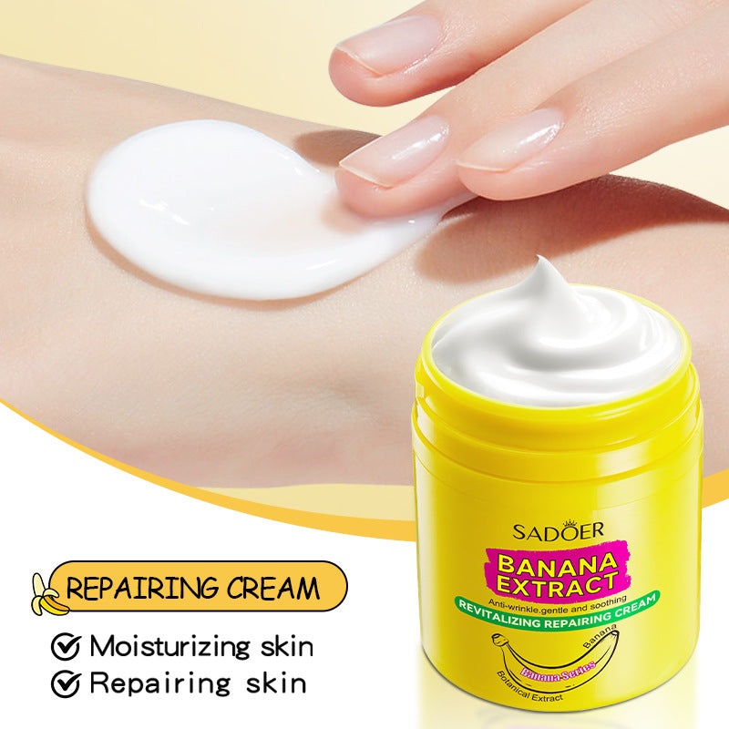 OEM Banana Extract Anti Aging Revitalizing Repairing Cream, Vegan Anti-Aging Moisturizer For Wrinkles & Fine Lines
