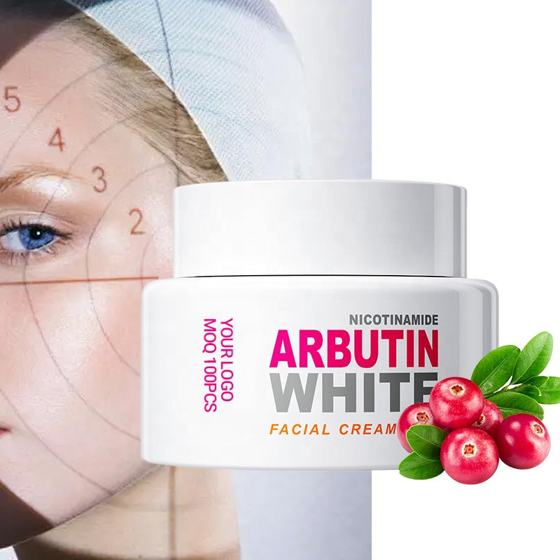 Private Label Whitening Arbutin Facial Cream Anti Aging Wrinkle Moisturizing Face Cream