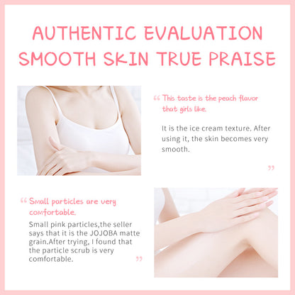 OEM/ODM Small Size Honey Peach Body Exfoliating Scrub Moisturizing Brightening Smoothing Firming Skin Exfoliation Body Scrub