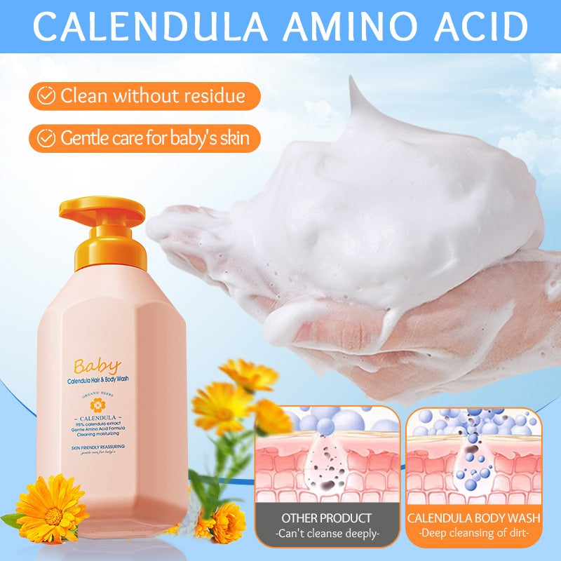 Wholesale Organic Mild Baby Body Wash Moisturizing Bubble Feature Shower Gel for Kids