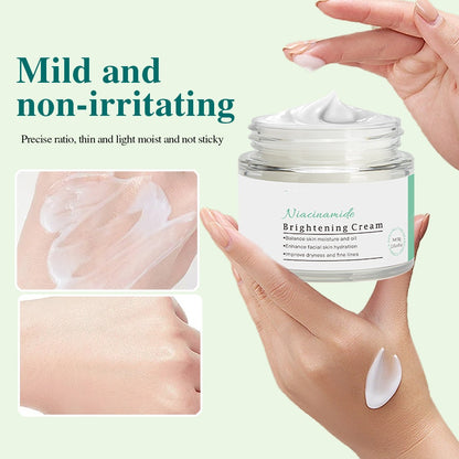 OEM Refreshing Whitening Hyaluronic Acid Facial Cream Niacinamide Brightening Cream For Daily Use