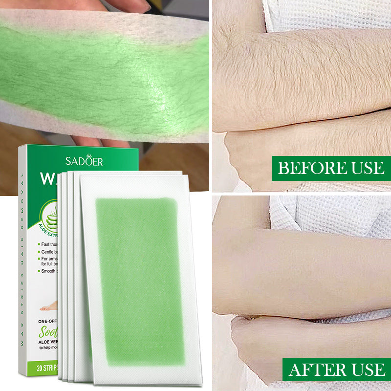 OEM Hair Removal Facial Wax Strips for Women, Waxing Kit for Face, Bikini, Chest, Body, Arms, Legs