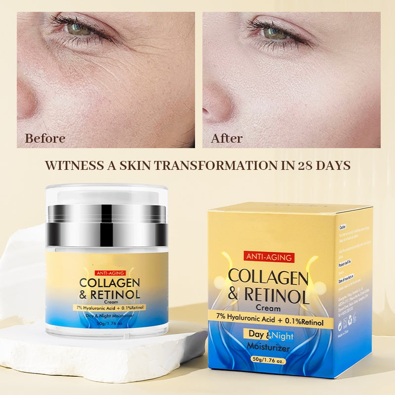 Home Use Face Cream Moisturizing Retinol Collagen Day And Night Face Cream Women Cream For Face