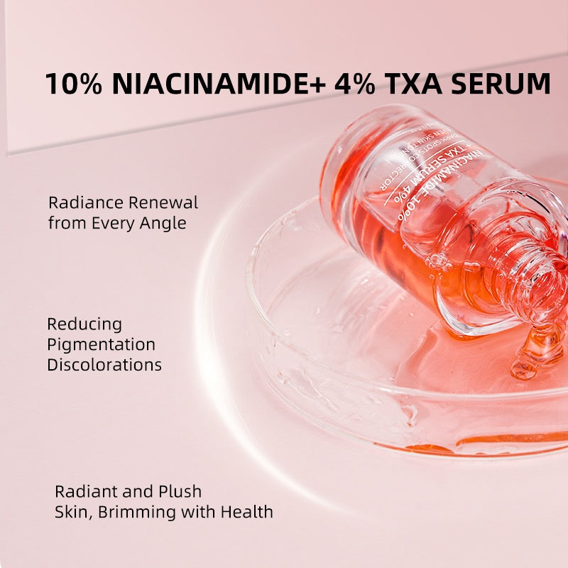 Private Label Niacinamide Txa Serum Lightening Whitening Dark Spot Removal Hyaluronic Acid Facial Serum