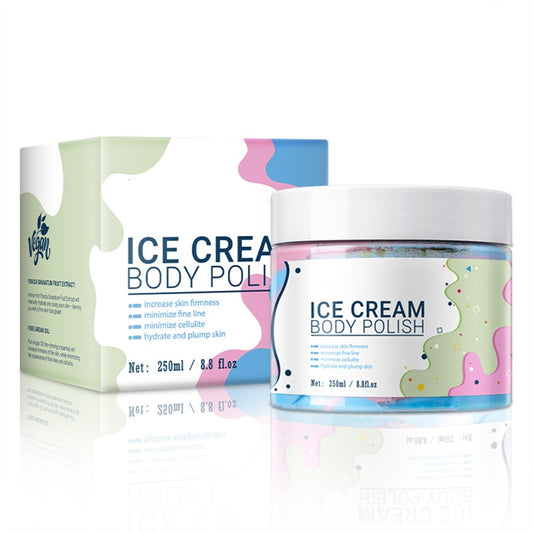 Best Selling Colorful Ice Cream Exfoliating Body Polish 250ML