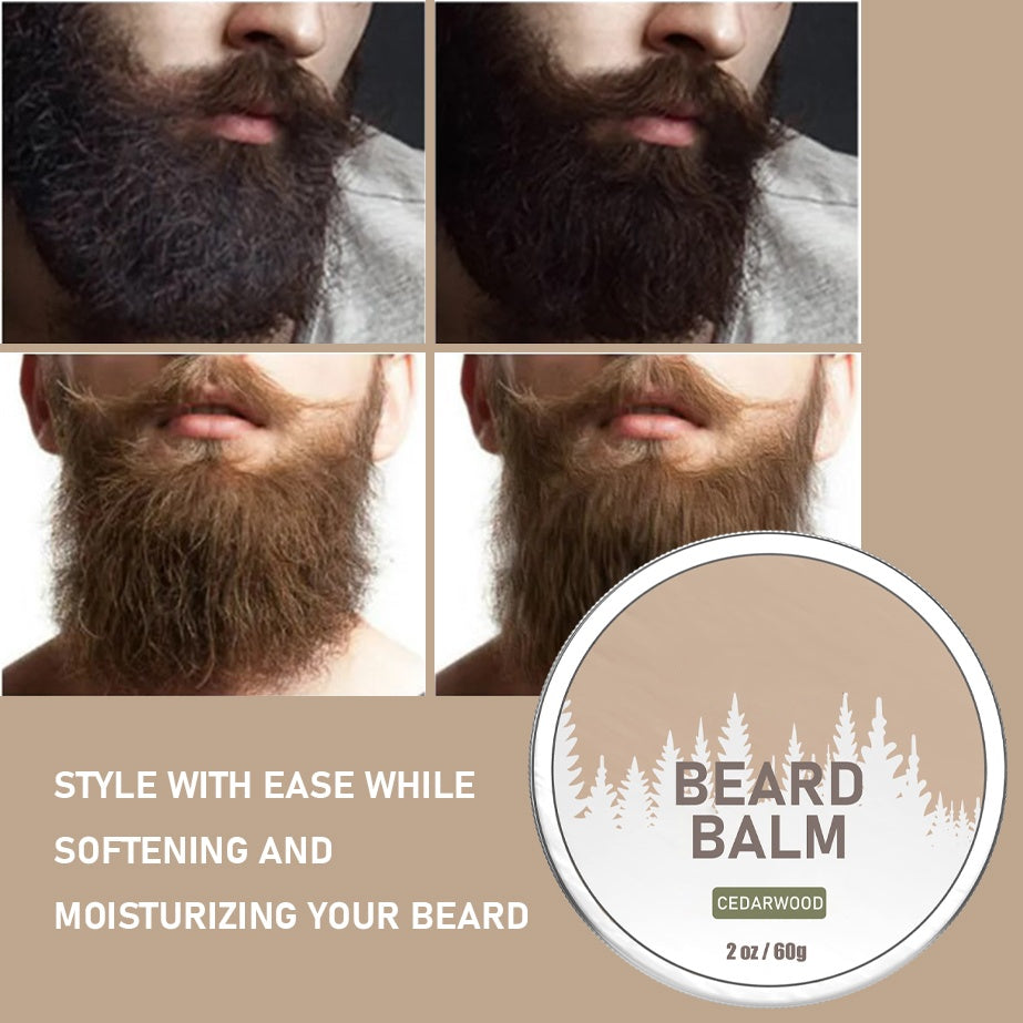 Natural After Shave Mustaches Soften Beard Balm Moisturize Men Organic Beard Growth Butter Beard Balm Wax