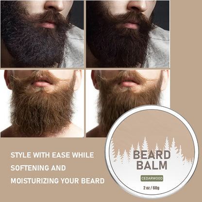 Natural After Shave Mustaches Soften Beard Balm Moisturize Men Organic Beard Growth Butter Beard Balm Wax