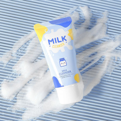 OEM Private Label Whitening Cleansing Milk Washing Face Organic Facial Cleanser Face Wash