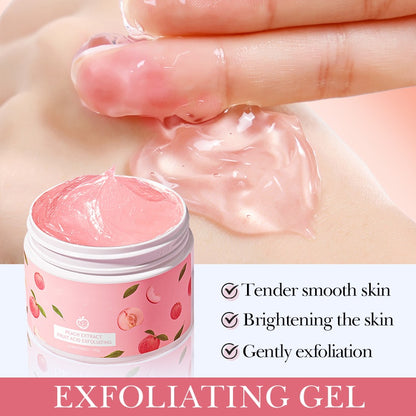 Home Use Improve Rough Skin Honey Peach Scrub Moisturizing Bleaching Glowing Exfoliating Gel