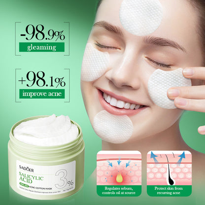 OEM Exfoliating Acne Treatment Salicylic Acid Pads for Acne & Blemishes Clear