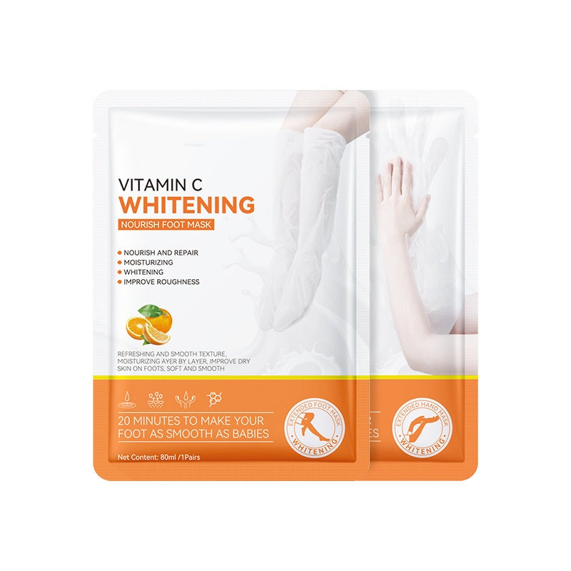 Skin Care Moisturizing Nourishing Foot Hand Sheet Mask Set For Women