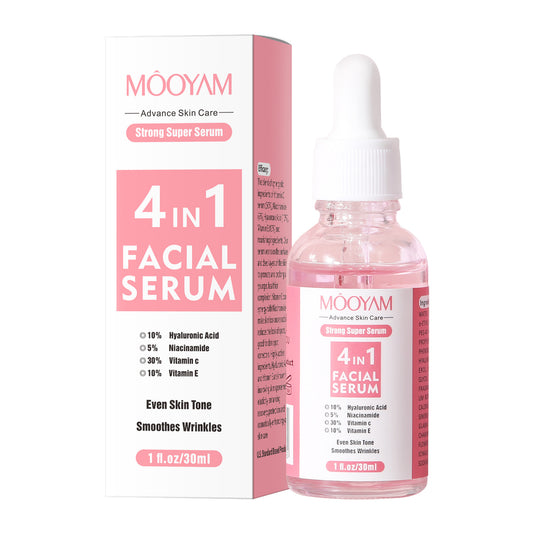 4 in 1 Brightening Hydrating Hyaluronic Acid Facial Serum For Face 30ML