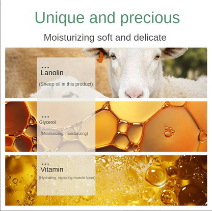 Private Label Skin Care Hydrating Moisturizing Face Cream Body Lotion Anti Aging Lanolin Sheep Oil Cream