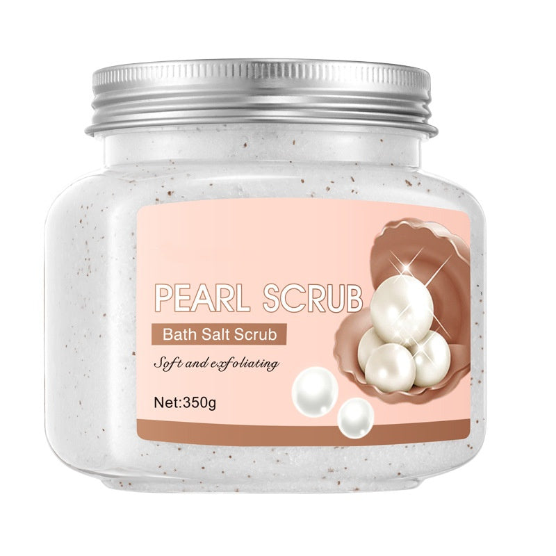 100% Natural Coconut Oil Smell Exfoliating Bath Salt Dead Sea Salt Face Exfoliator Scrub Pearl Scrub