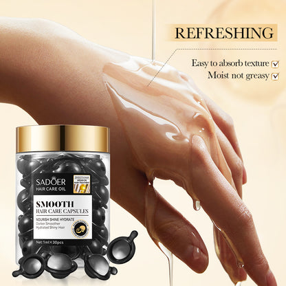 OEM Nourishing Smoothing Hair Capsule for Frizzy, Damaged Hair, Hydrated Shiny Hair