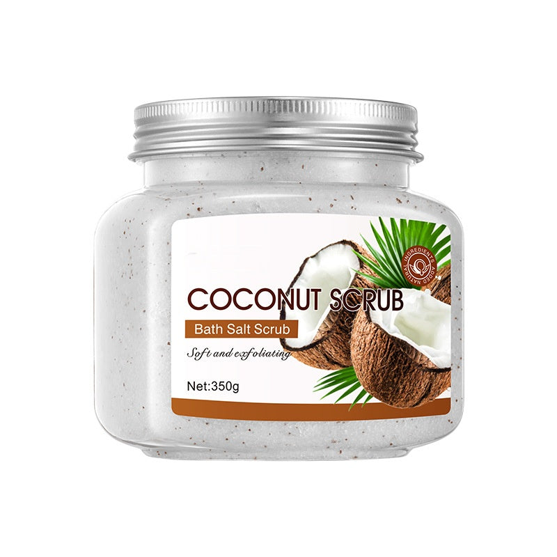 Factory Price Brightening Whitening Exfoliating Coconut Scrub Salt Coconut Face Body Scrub