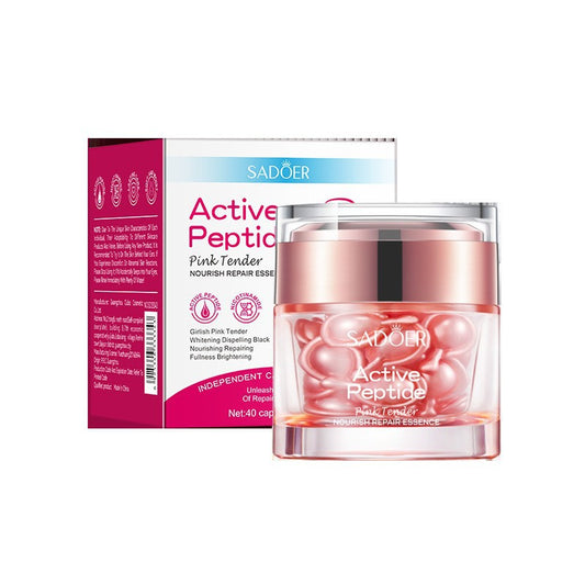 OEM Skin Care Whitening Anti Aging Active Peptide Repair Face Serum Capsules