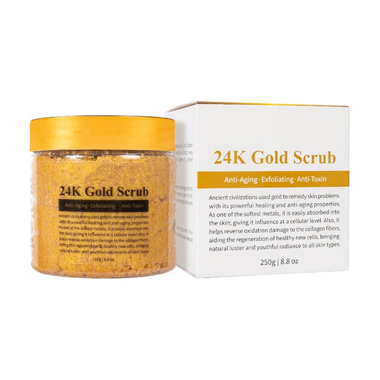 Best Exfoliating Antioxidant 24k Gold Body Scrub 250g