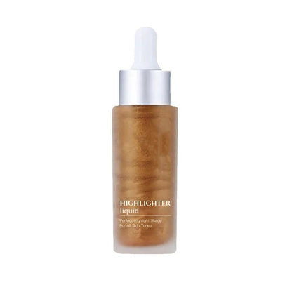 OEM/ODM Organic Vegan Glow Liquid Illuminator Body Shimmer Oil Bronzing Body Tanner