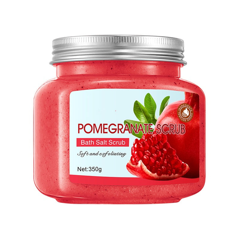 Private Label Skin Rejuvenating Exfoliating Bath Salt Scrub Pomegranate Body Wash Scrub