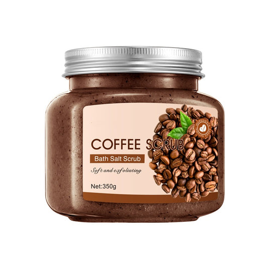 Private Label Arabica Coffee Sea Salt Bath Salt Scrub Anti Cellulite Whitening Exfoliator Coffee Body Scrub