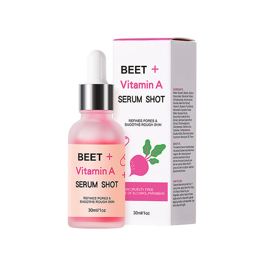 Private Label Skin Care Serum Moisturizing Beet Vitamin A Vitamin C Hyaluronic Acid Face Serum