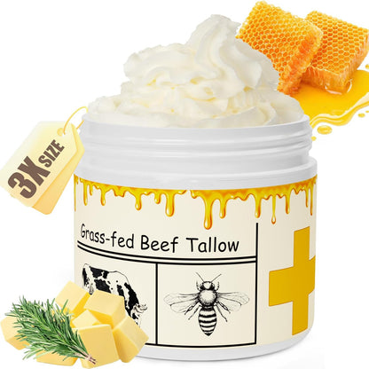 Wholesale Nourishing Soothing Moisturizer, Deeply Moisturizing Beef Tallow Honey Cream for All Skin