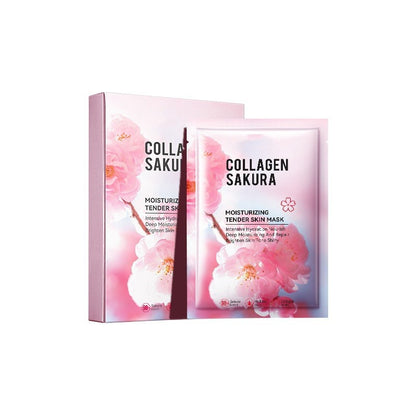 Skin Care Collagen Hyaluronic Acid Overnight Facial Mask Sheet Collagen Face Mask Set