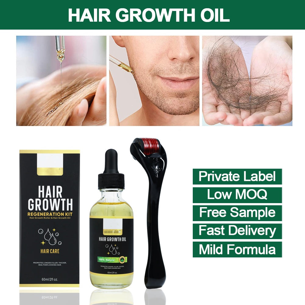 OEM Beard Growth Products Hydrating Beard Oil Nourishing Smoothing Beard Growth Kits