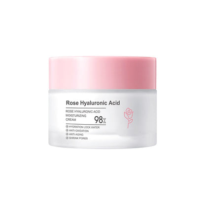 OEM Moisturizing and Firming Rose Hyaluronic Acid Cream, Face Moisturizer for dry skin