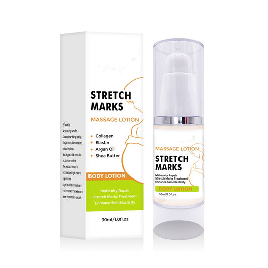 Massage Lotion For Stretch Marks, Pregnancy Skin Care, Belly Cream With Collagen Argan Oil And Shea Butter