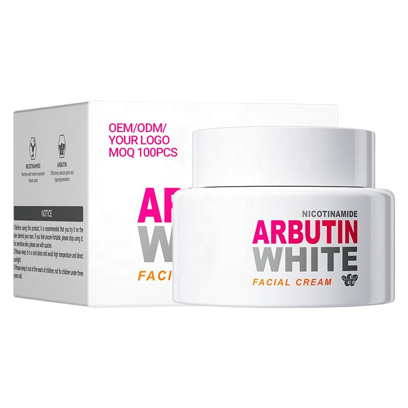 Private Label Whitening Arbutin Facial Cream Anti Aging Wrinkle Moisturizing Face Cream