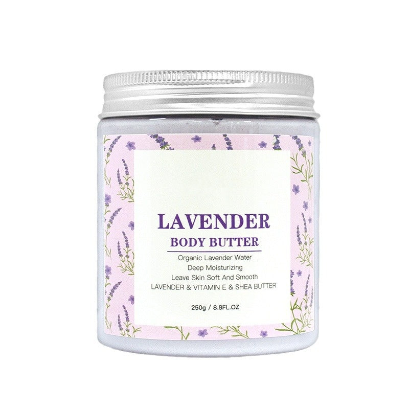 Customized Moisturizing Lavender Shea Butter Vitamin E Smoothing Lotion Whitening Body Cream Rose Body Butter