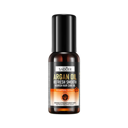OEM Cold Pressed Pure Argan Oil for Hair, Rich in Vitamin E, Adds Shine and Gloss